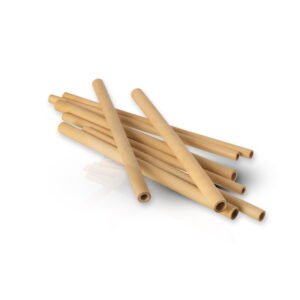 Lot 8 pailles bambou