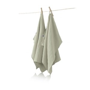 Lot 2 [torchons] Vert d'eau