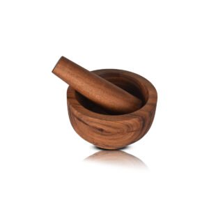 Mortier avec [pilon] bois