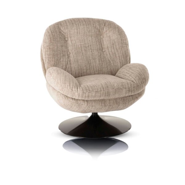 Fauteuil [memento] beige chiné