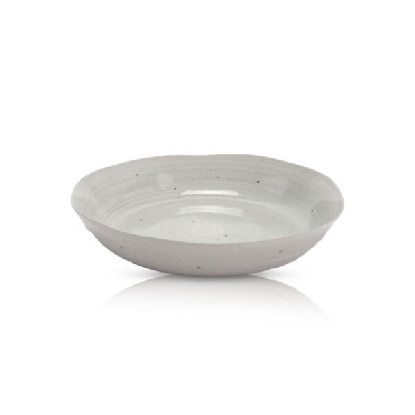 Assiette creuse [grise]
