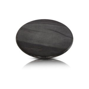 Plateau rond marbre [noir]