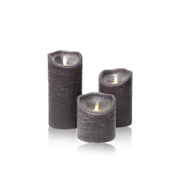 Bougies [led] grises