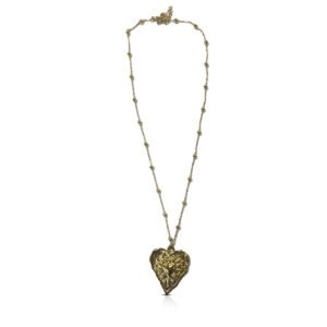 Collier [coeur martelé]