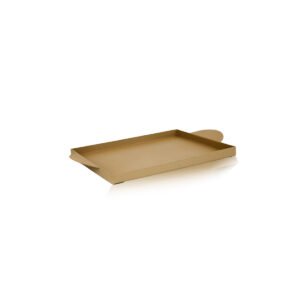 Plateau [métal] beige