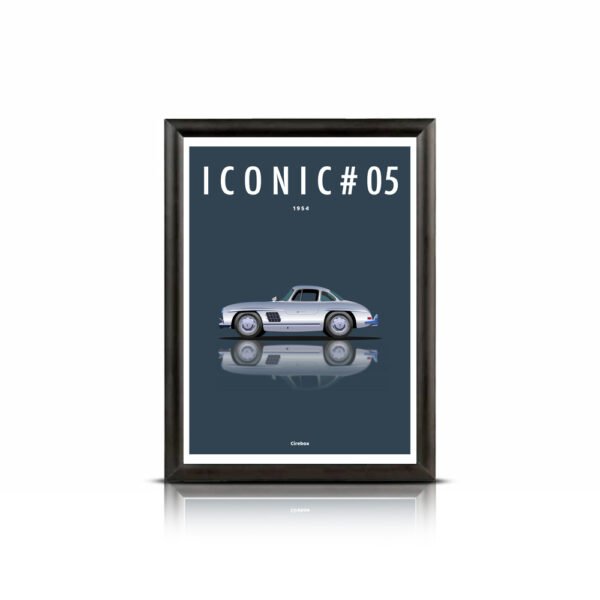 Affiche Iconic [Mercedes 300SL]