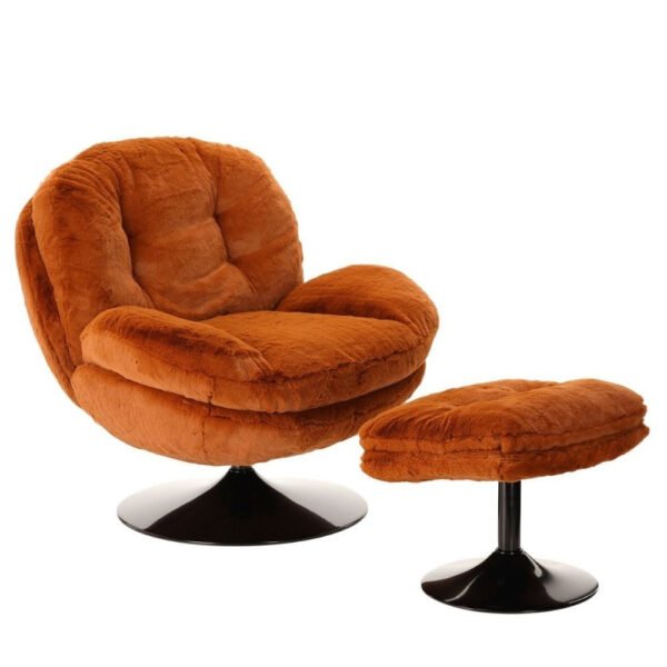 Fauteuil [memento] fourrure rouille – Image 3