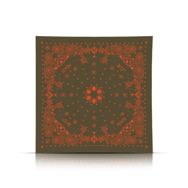 Bandana soie 70x70 [Olive]