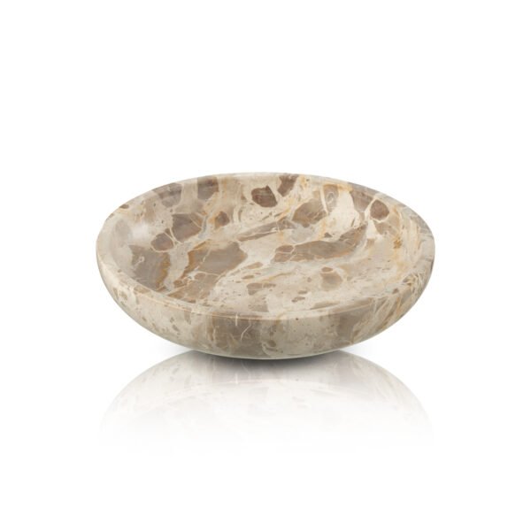 Grand bol [marbre] beige
