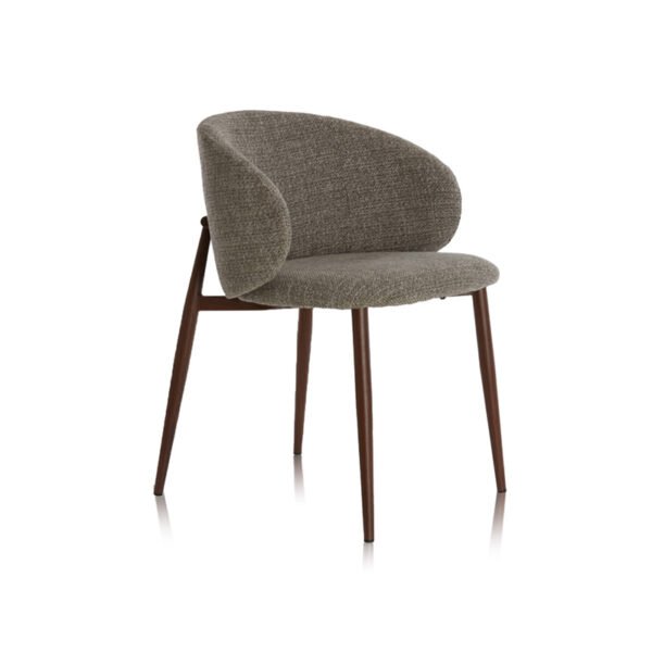 Chaise [Aloko] brun – Image 4