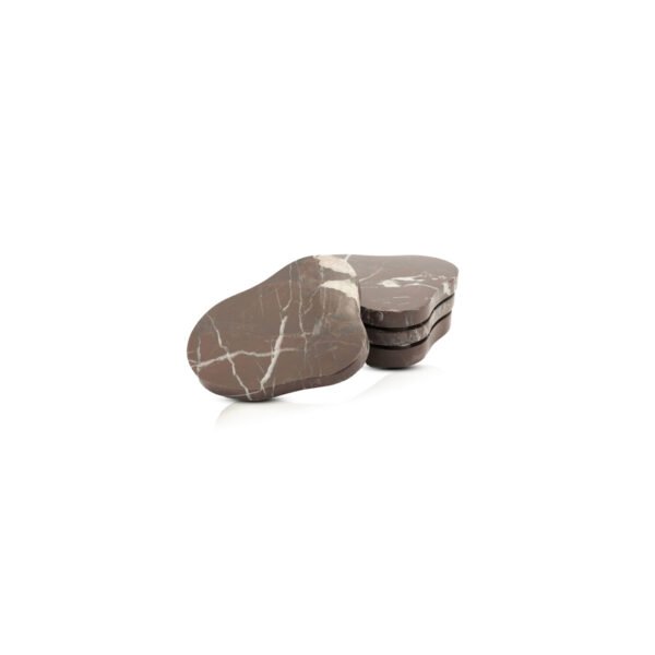 Sous verre [marbre] marron