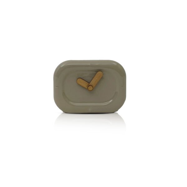 Clock [Ceramik] gris bois